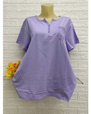 Женская Футболка Состав ткань: 95% Хлопок ( Cotton ), 5% Спандекс Размер: Единый 50-56