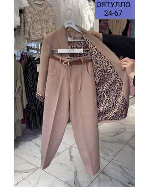 ЖЕНСКИЙ КОСТЮМ Размеры: S (44-46) M (48-50) L (52-54) Ткань: Барби (пиджак с подкладкой)