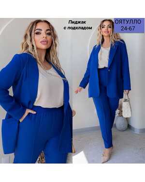 ЖЕНСКИЙ КОСТЮМ Костюм 3-к Тройка Ткань: Барби футболка Лайт