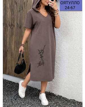 ЖЕНСКОЕ ПЛАТЬЕ ТКАНЬ ЛЕН ПОЛИЭСТЕР