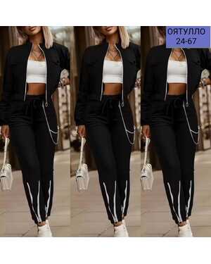 ЖЕНСКИЙ КОСТЮМ В РАЗМЕР ТКАНЬ ТРИКОТАЖ