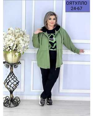 Женский Костюм двойка Ткань флис с начесом