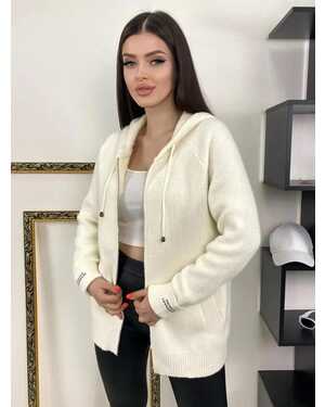 ЖЕНСКАЯ КОФТОЧКА КАРДИГАН состав: 48% CASHMERE 29% WOOL 18% COTTON 5% ELASTANE