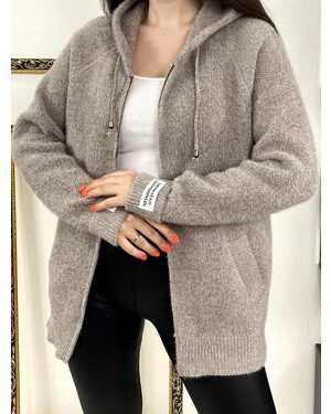 ЖЕНСКАЯ КОФТОЧКА КАРДИГАН состав: 48% CASHMERE 29% WOOL 18% COTTON 5% ELASTANE