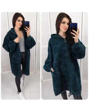 ЖЕНСКИЙ КАРДИГАН АЛЬПАКА ДЛИНА 95-100 см