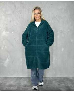 ЖЕНСКИЙ КАРДИГАН АЛЬПАКА ДЛИНА 95-100 см