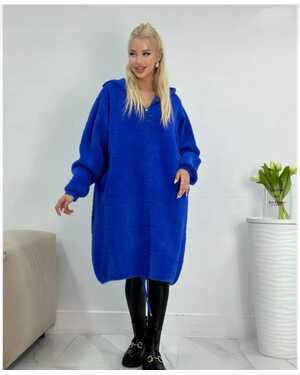 ЖЕНСКИЙ КАРДИГАН АЛЬПАКА ДЛИНА 95-100 см