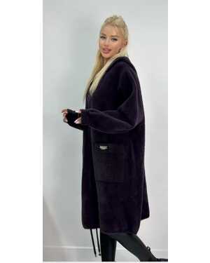 ЖЕНСКИЙ КАРДИГАН АЛЬПАКА ДЛИНА 95-100 см