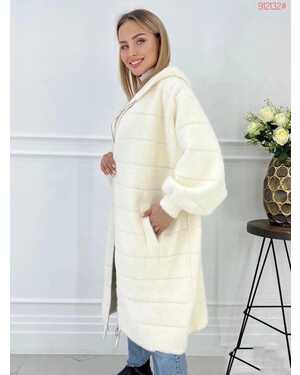 ЖЕНСКИЙ КАРДИГАН АЛЬПАКА ДЛИНА 95-100 см