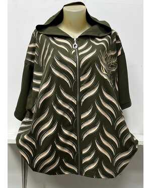 ЖЕНСКАЯ КОФТОЧКА ТКАНЬ состав: 95% cotton 5% spandex