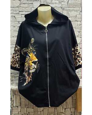 ЖЕНСКАЯ КОФТОЧКА ТКАНЬ состав: 95% cotton 5% spandex