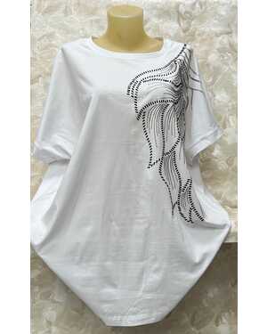 ЖЕНСКАЯ ФУТБОЛКА ТКАНЬ состав: 95% cotton 5% spandex