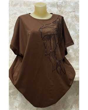 ЖЕНСКАЯ ФУТБОЛКА ТКАНЬ состав: 95% cotton 5% spandex