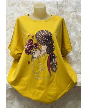 ЖЕНСКАЯ ФУТБОЛКА ТКАНЬ состав: 95% cotton 5% spandex