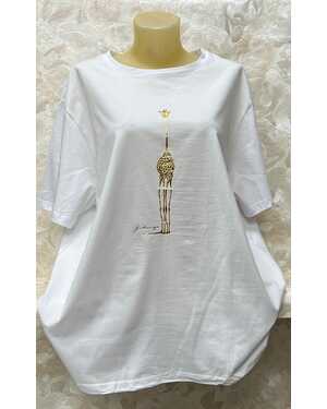 ЖЕНСКАЯ ФУТБОЛКА ТКАНЬ состав: 95% cotton 5% spandex