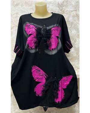 ЖЕНСКАЯ ФУТБОЛКА ТКАНЬ состав: 95% cotton 5% spandex