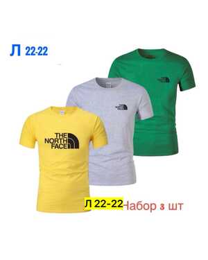 Мужская Футболка, хлопок НАБОР 3 ШТ без выбора