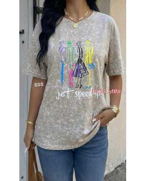 Женская футболка Фабричный Китай Ткань Хб