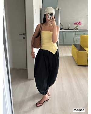 Женские Легкие льняные брюки в стиле Aladdin — свободный крой Размер 42-48 (One-size)