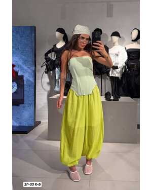 Женские Легкие льняные брюки в стиле Aladdin — свободный крой Размер 42-48 (One-size)