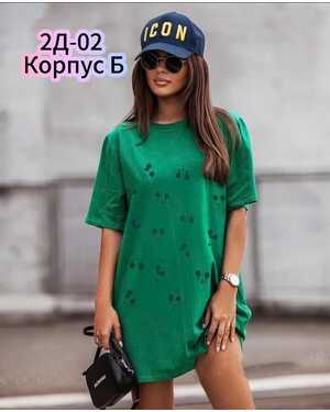 Женская Туника, хлопок Длина 82см