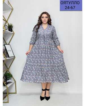 Женское платье ткань штапель Размер:L46/48 XL50/52 XXL.54/56