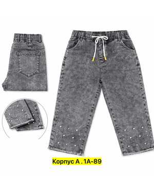 Женские Бриджи, джинс Фабричное качество
