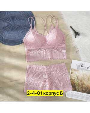Комплект нижнего белья, полиэстер Размеры ЕДИНЫЙ (42-48)