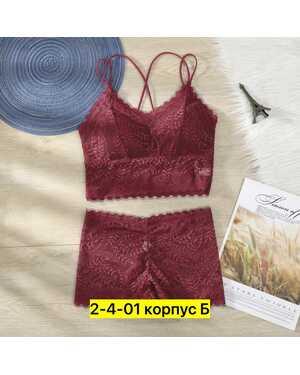 Комплект нижнего белья, полиэстер Размеры ЕДИНЫЙ (42-48)