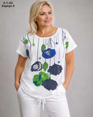 ЖЕНСКАЯ ФУТБОЛКА ТКАНЬ 95% COTTON, 5% LYCRA