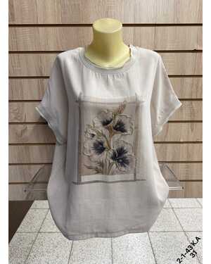 ЖЕНСКАЯ БЛУЗКА Размеры: XL(52) - 2XL(54) - 3XL(56) - 4XL(58) Материал: 95% COTTON, 5% ELASTANE