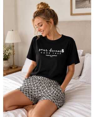ЖЕНСКАЯ ПИЖАМА ТКАНЬ ХЛОПОК В РАЗМЕР