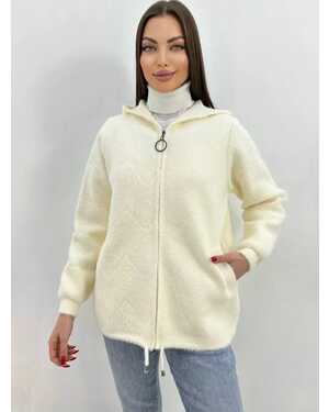 Женский Кардиган 66-67см Ткань: Альпака Состав ткань: 70% Хлопок (Cotton),25% Полиэстер, 5% Спандек Размер: Единый 46-48-50-52