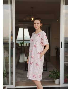 Женское платье для дома Ткань хлопок