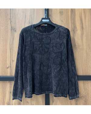 Женская кофточка Размер : Over size ( 48-56) Длина : 65-70см , грудь 104-124cm про-ль корея