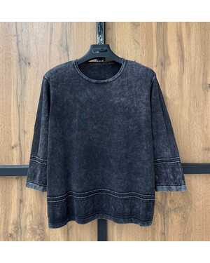 Женская кофточка Размер : Over size ( 48-56) Длина : 65-70см , грудь 104-124cm про-ль корея