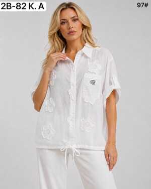 Рубашка, хлопок Размер: 3XL(58) - 4XL(60)