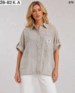 Рубашка, хлопок Размер: 3XL(58) - 4XL(60)