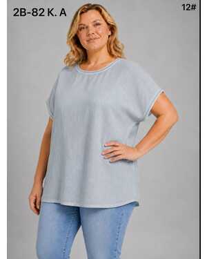 Кофта, хлопок Размер: 3XL(54/56) - 4XL(58/60)