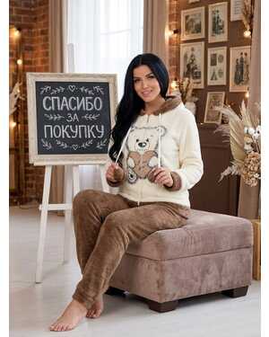 Женская теплая пижама