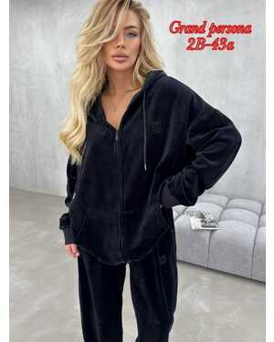 Женский велюровый костюм Размеры: 2XL(50-52) 3XL(54-56) 4XL(58-60) 5XL(62-64) в размер