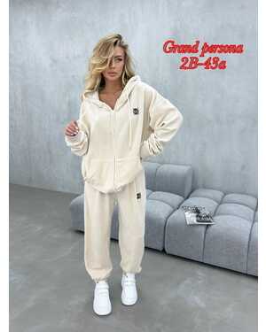 Женский велюровый костюм Размеры: 2XL(50-52) 3XL(54-56) 4XL(58-60) 5XL(62-64) в размер