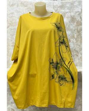Женская футболка состав: 95% cotton 5% spandex длина: 70-75 Cm