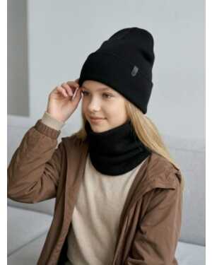 Шапка и снуд двойной Размер 7 лет до взрослый