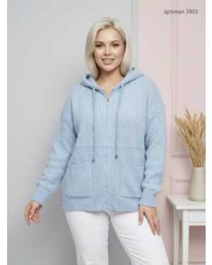 Женский Кардиган, шерсть Размеры ЕДИНЫЙ (48-52) Фабрика Китай Ткань 48% CASHMERE, 29% WOOL, 18% COTTON, 5% ELASTANE