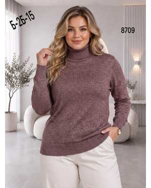 Женская Водолазка Ткань Шерсть и люрекс Состав: 40% cotton, 35%cashmere, 10%angora, 10%elastane Единый Размер на 52/60