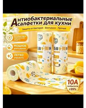 Полотенце кухонное 20x20 20 шт велюровая фактура микрофибра