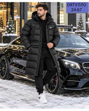 Мужской пуховик Внутри Холлофайбер капюшон снимается Зима -20° -25 Производства Китай