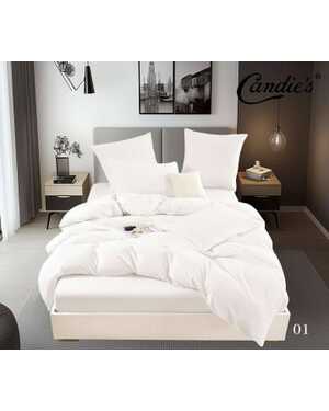 Комплект постельного белья Candies Barhat Ткань: Бархатный Сатин Простыня на резинке по кругу