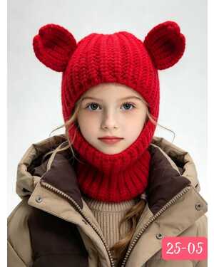 шапка размер единый от 4-10 лет